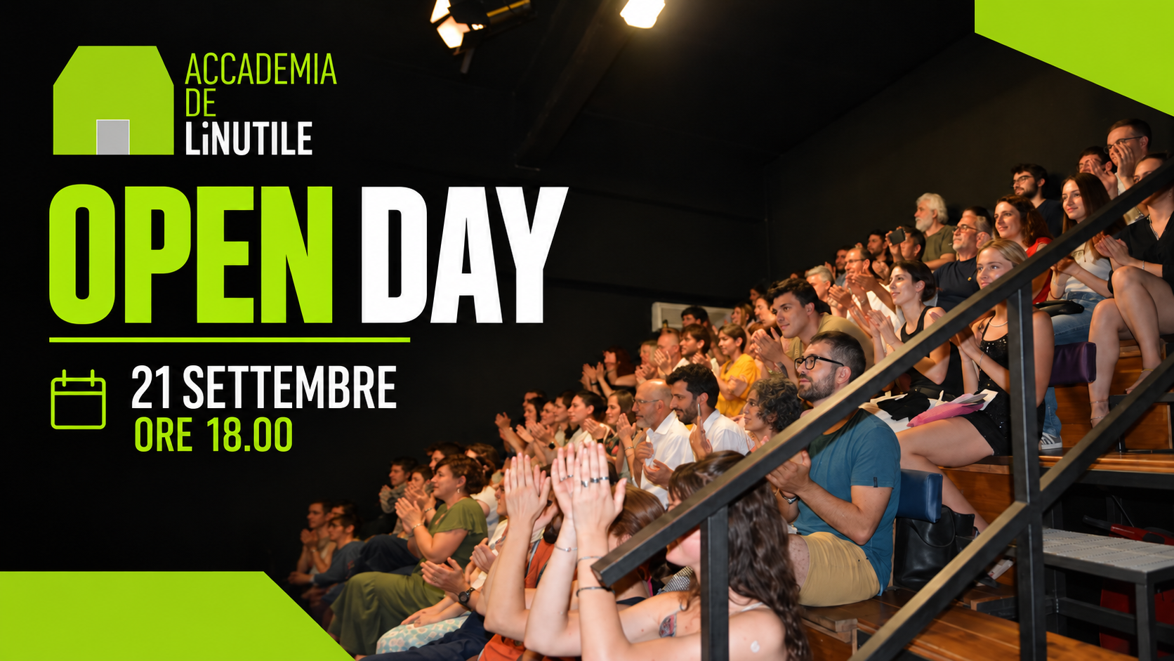 Teatro de LiNUTILE Open Day 2026